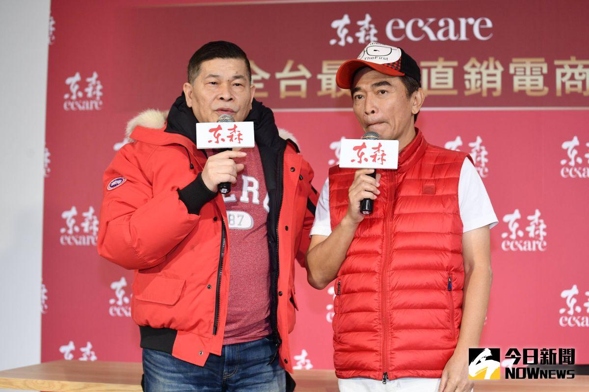▲澎恰恰（左）加入吳宗憲直銷平台。（圖／記者林柏年攝）