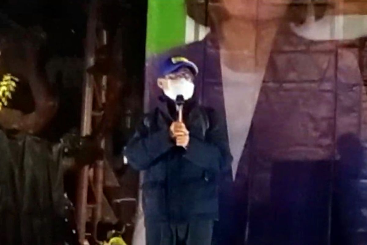 ▲前榮總醫師蘇偉碩3日表示，其實台灣商場早已布滿進口豬肉的蹤影，但它們根本沒有政府所聲稱的「腥味」。（ 圖／記者陳弘志攝 ）