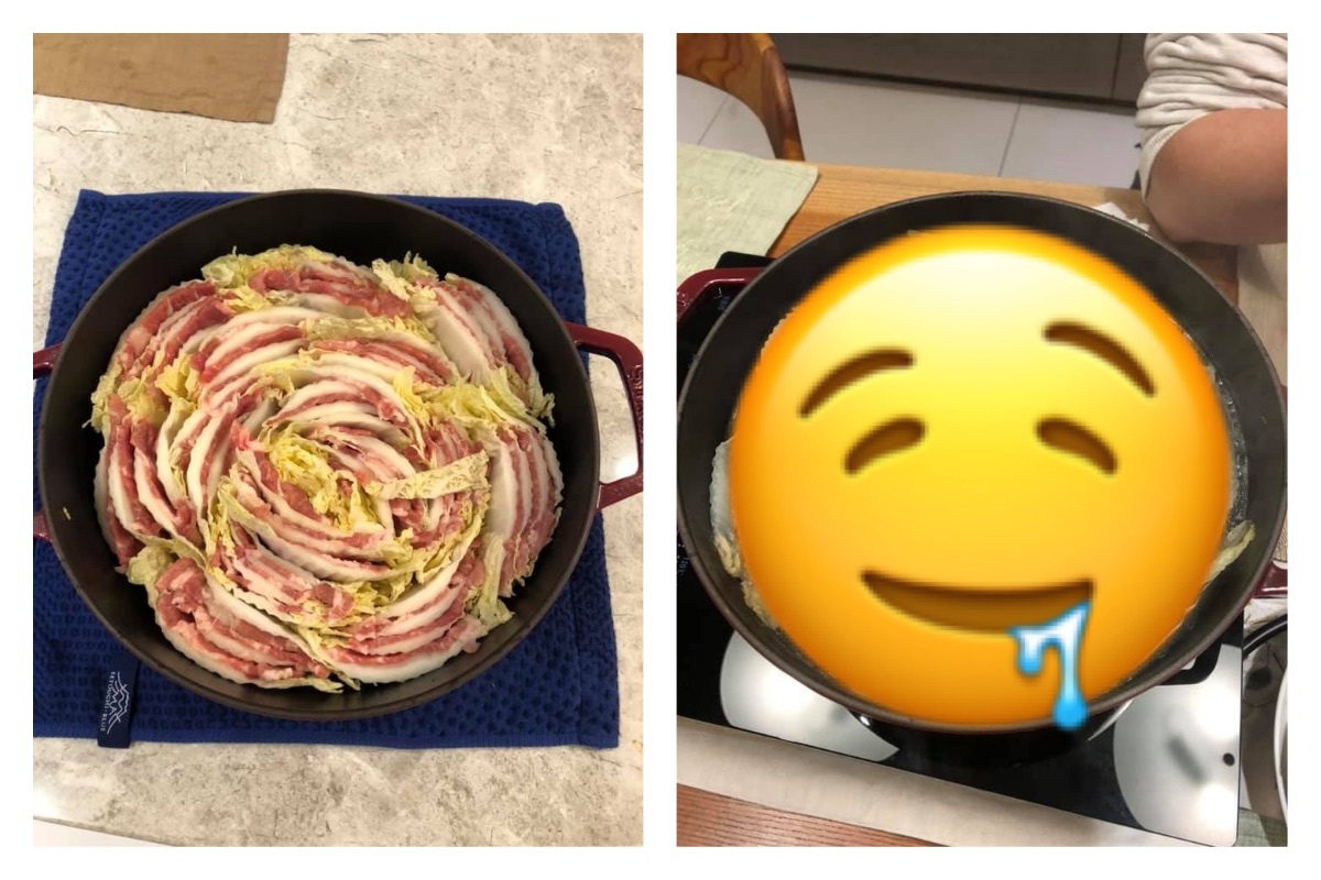 ▲母精製「網美派火鍋」！女兒讚爆揭做法。（圖／翻攝自臉書社團《老百姓日常三餐交流會》）