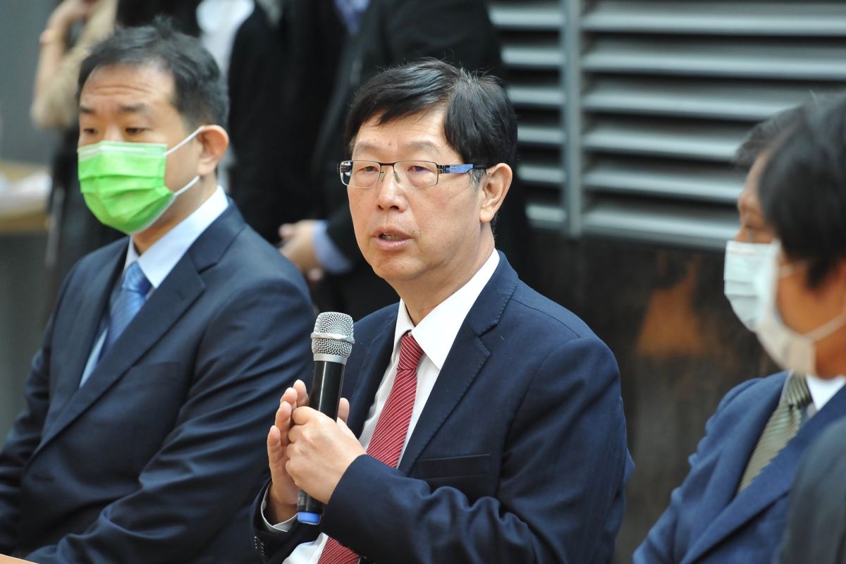 ▲SEMI（國際半導體產業協會）今（1）日宣布與鴻海科技集團合作，全力推進化合物半導體發展，在SEMICON Taiwan 2021國際半導體展 功率暨光電半導體週線上論壇中，與鴻海研究院共同舉辦「NExT Forum」活動。圖為鴻海集團董事長劉揚偉。（圖／林柏年攝，2021.1.4）