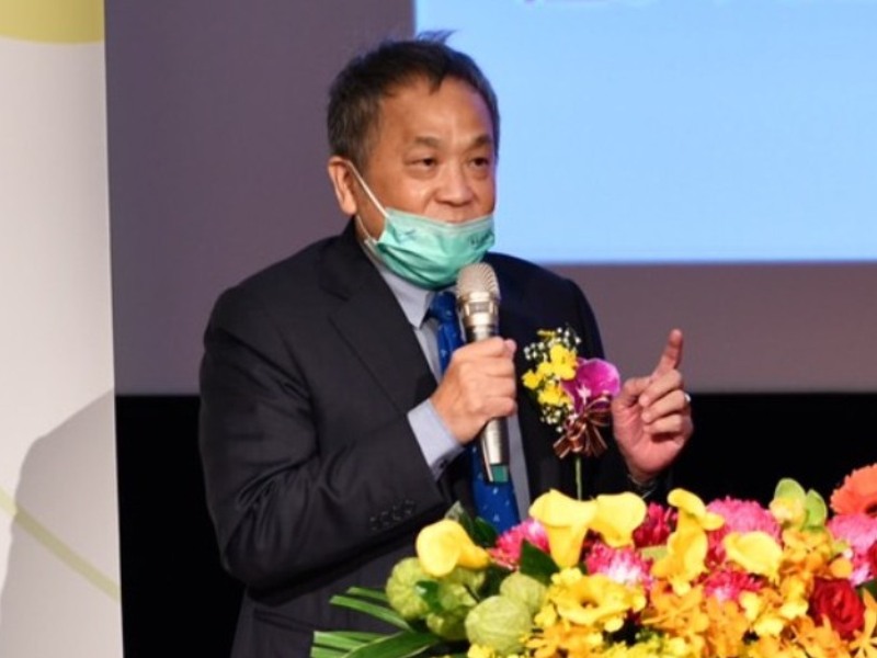 ▲海洋保育巡查員職前訓練活動是由國家海洋研究院院長邱永芳主持。(圖/記者黃守作攝,2021.01.04)