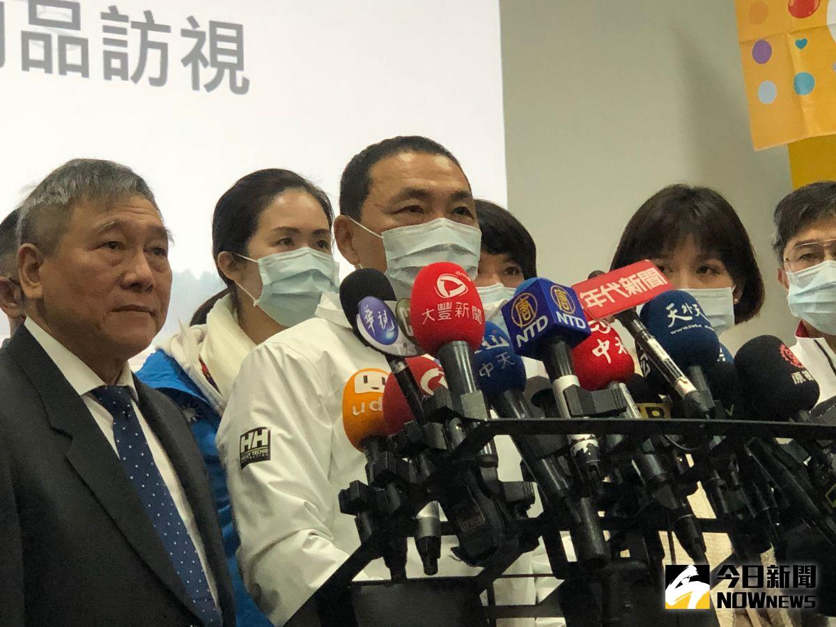 ▲新北市長侯友宜表示，台灣的豬肉市場價格，不管是進口貨出口，一直非常平穩；所以今天價格的上漲與否，其實非關現在大環境的變化。（圖／記者陳志仁攝，2021.01.04）
