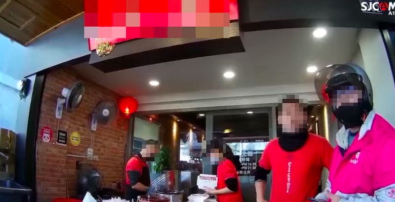 ▲台中一間鴨肉店鬧出「拖餐」風波,還嗆聲女熊貓,隨後遭到外送員提告。(圖/翻攝爆料公社)