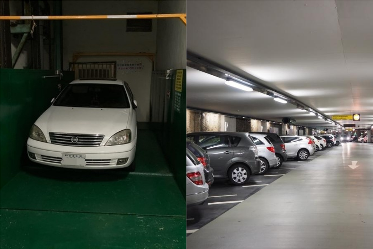 ▲有網友看到，有人將汽車停在升降梯裡，最後給出的理由卻讓人傻眼。（示意圖／翻攝自《爆料公社二社》及《pixabay》 ）