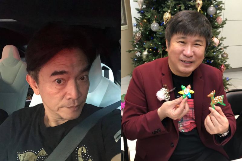 ▲辛龍與著吳宗憲(左)、胡瓜(右)私交甚篤。(圖/吳宗憲臉書、民視提供)