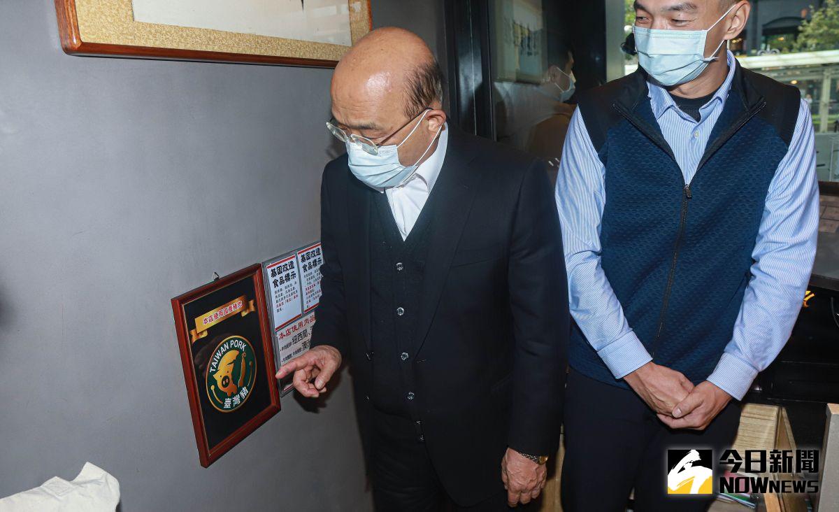 ▲行政院長蘇貞昌遭到國民黨團點名下台，蘇貞昌說，有做得不好的地方，隨時接受外界指正。（圖／記者葉政勳攝，2021.01.06）