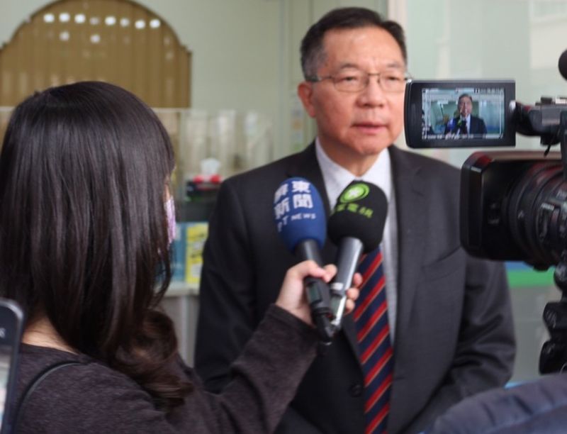 ▲台灣自來水公司董事長兼總經理胡南澤致詞。(圖/記者黃守作攝,2021.01.06)