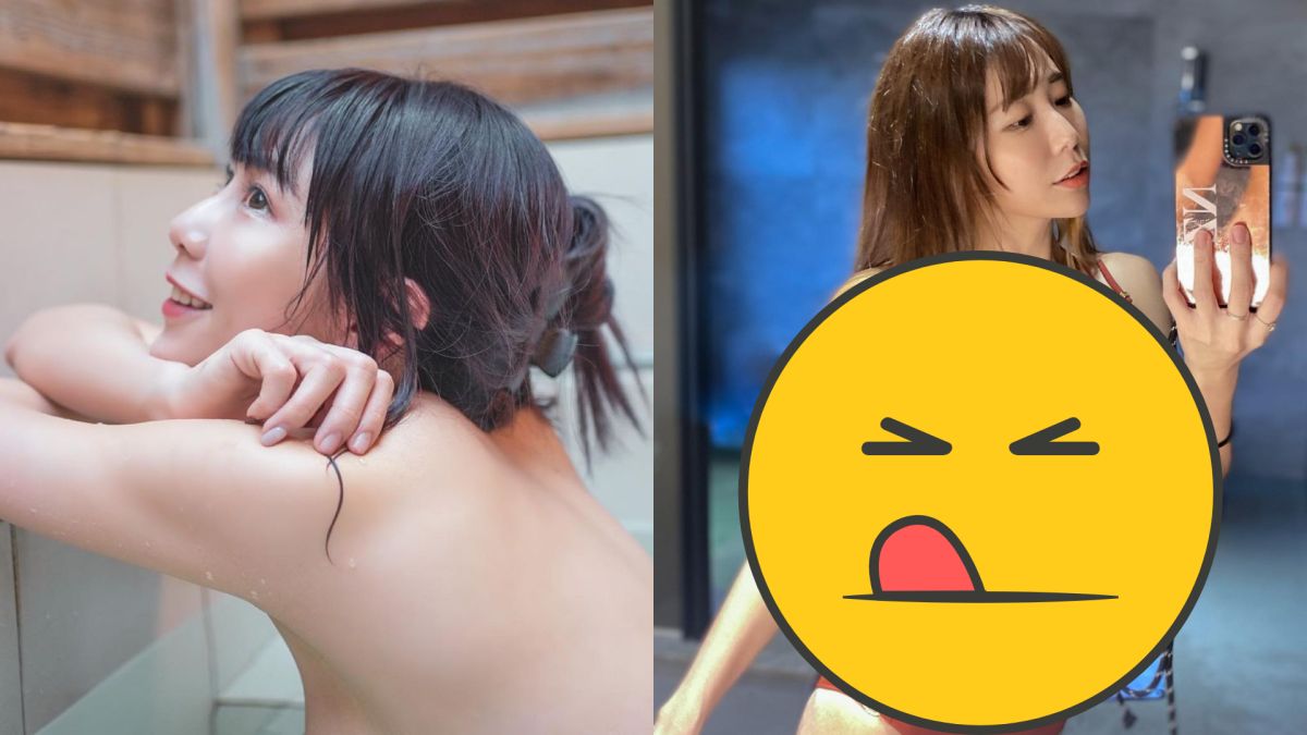 ▲梓梓上傳泡湯照，引來熊熊留言。（圖／董梓甯臉書）