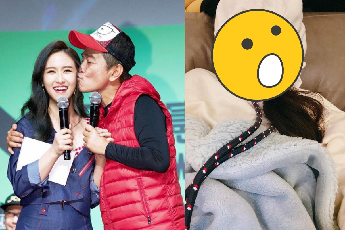 ▲吳宗憲（左圖右）曝Sandy （左圖左）素顏照。（圖／吳宗憲臉書）