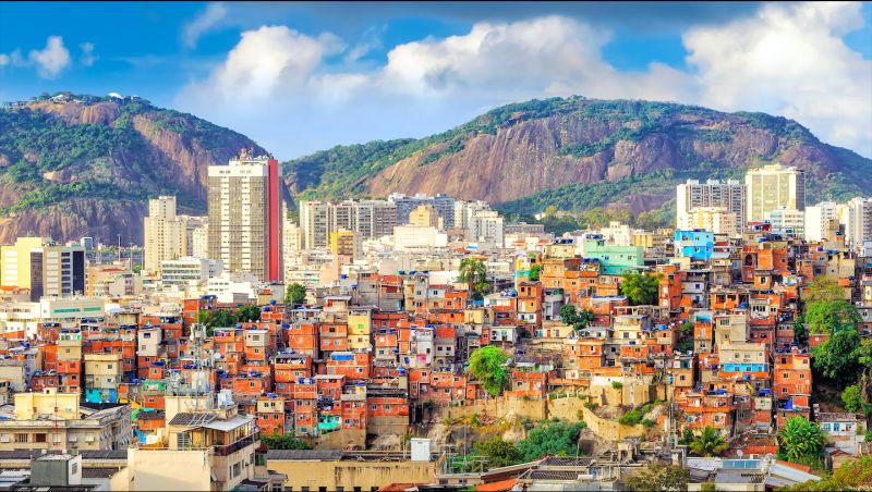 ▲巴西的貧民窟。（圖／取自Shutterstock)