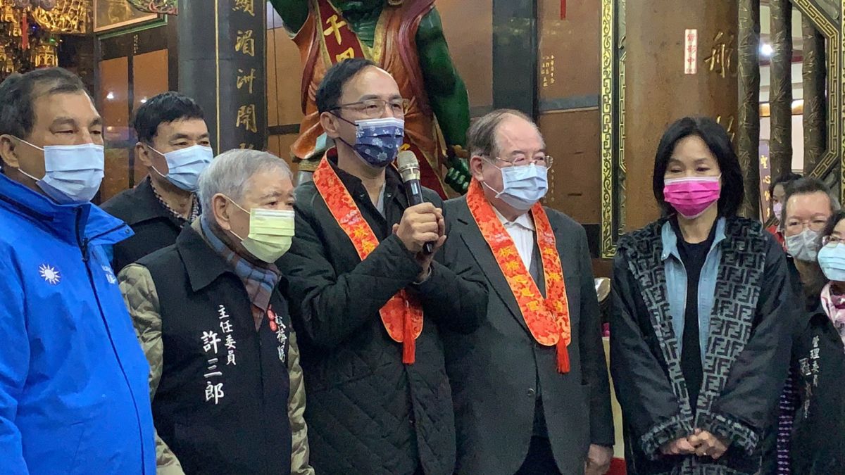 ▲國民黨前主席朱立倫9日表示，美國總統川普在國會山莊動亂後，再派其駐聯合國大使 Kelly Craft 訪台，他質疑「這個訪問意義何在」。（圖／朱立倫辦公室提供）