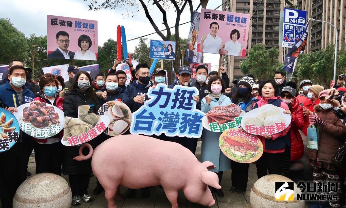 ▲前總統馬英九與黨主席江啟臣上午在桃園市中壢區合體向民眾喊話，希望大家支持連署，力拚50天內達成兩案共100萬份連署書的目標。（圖／記者李春台攝, 2021.01.09）