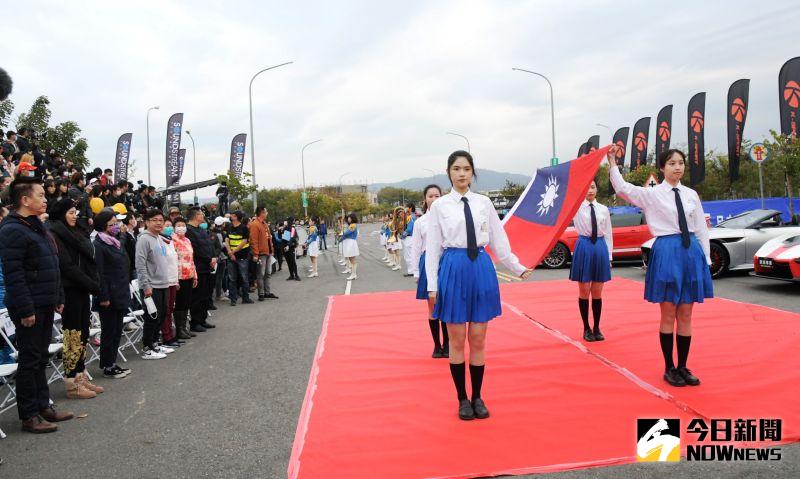 ▲開幕典禮邀請國立彰化高商樂儀隊表演。(圖/記者陳雅芳攝,2021.01.09)