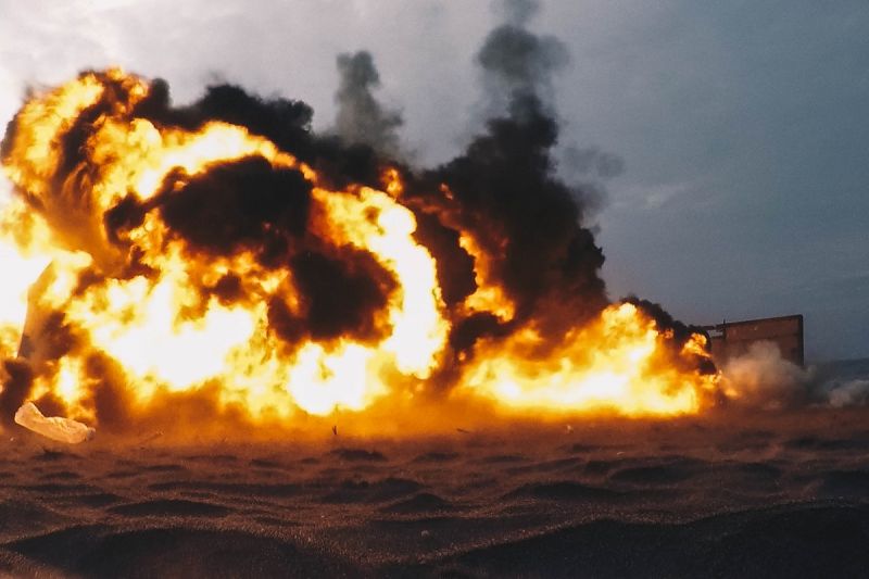▲水中爆破中隊實施爆破是為了清除航道上障礙物。(圖/軍聞社提供)