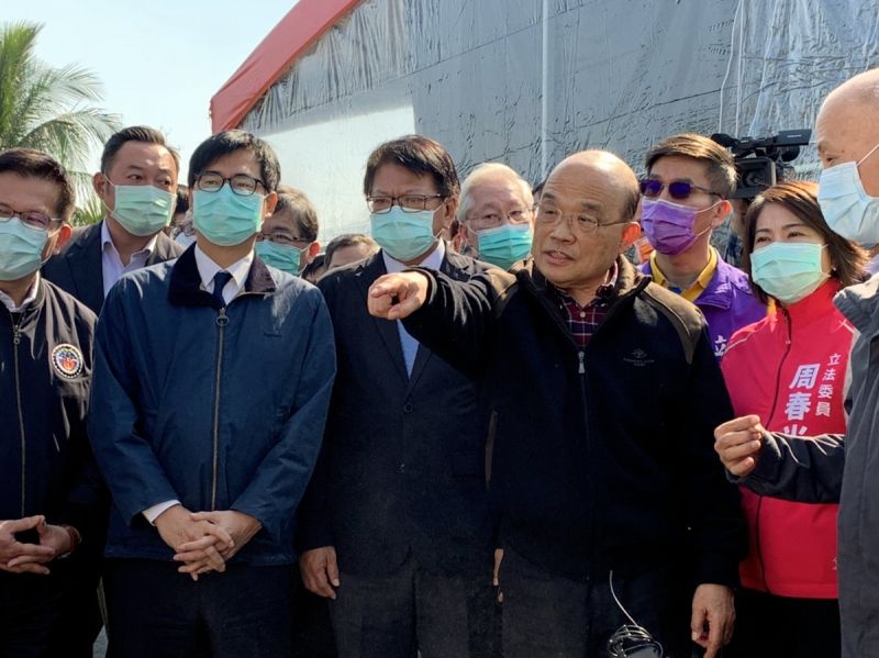 ▲行政院長蘇貞昌院長率領的行政團隊與各委員,對屏東重大建設的支持。(圖/屏東縣政府提供,