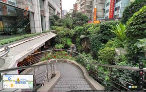 ▲通往台北市「都市叢林」的階梯。（圖／擷取自Google Maps)