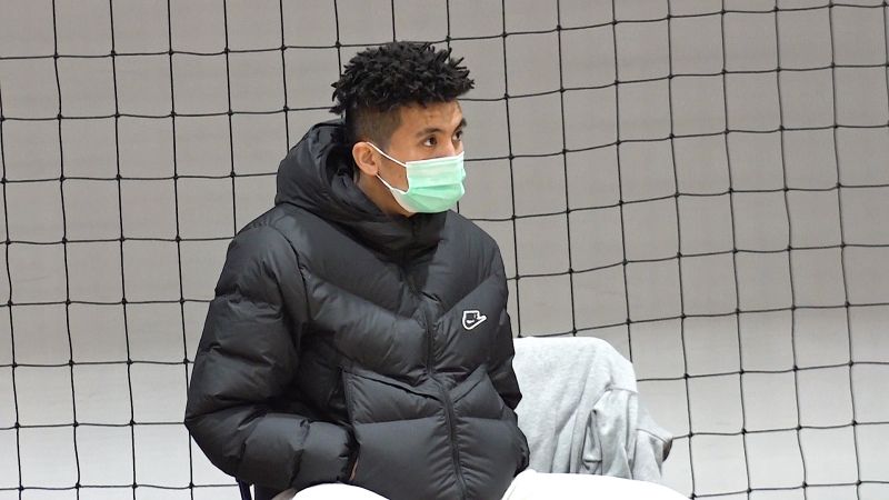 ▲中華隊開訓,高國豪場邊觀戰。(圖/朱永強攝
