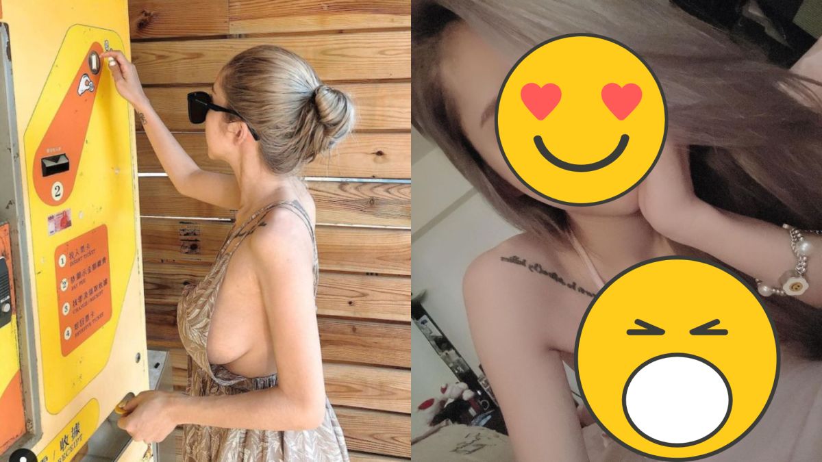 ▲「墾丁側乳妹」分享內衣福利圖。（圖／JKF提供、蕭晴IG）