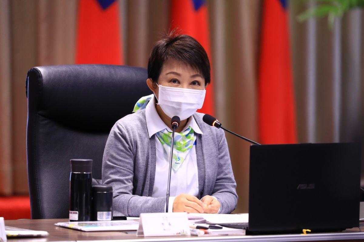 ▲台中水情轉「橙燈」，市長盧秀燕表示，以「民生用水為第一優先」(圖／柳榮俊攝2021.1.12)