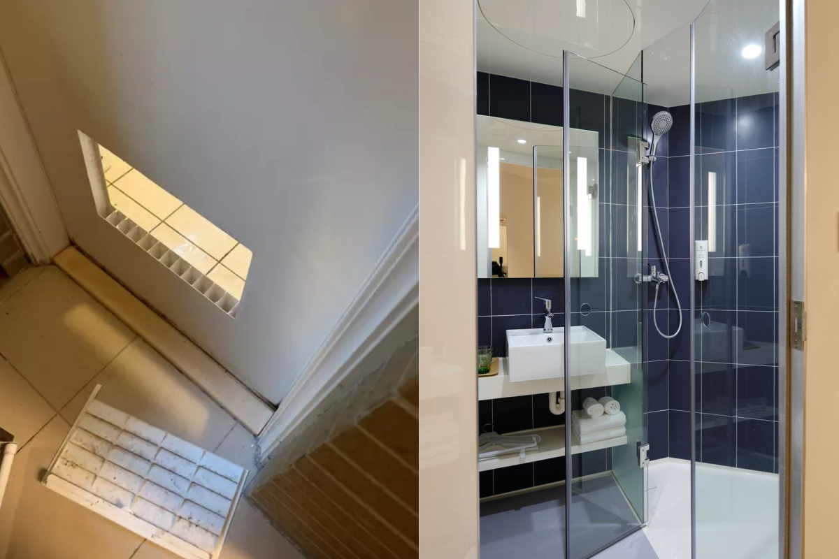 ▲有女網友在期末考當天，被反鎖在浴室裡。（示意圖／翻攝自《Dcard》及《pexels》 ）