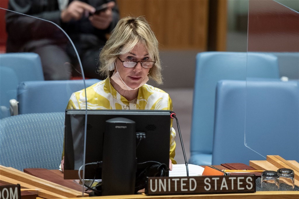 ▲美國國務院今（13）日宣布，為確保政權交接程序順利完成，將取消所有官員本周出訪計畫。（圖／翻攝自twitter.com/USAmbUN）