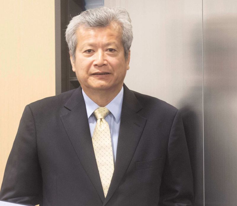 ▲中鋼公司董事長翁朝棟期許鋼鐵終端用料客戶能夠充分掌握入料成本趨勢。(資料照/記者黃守作攝)