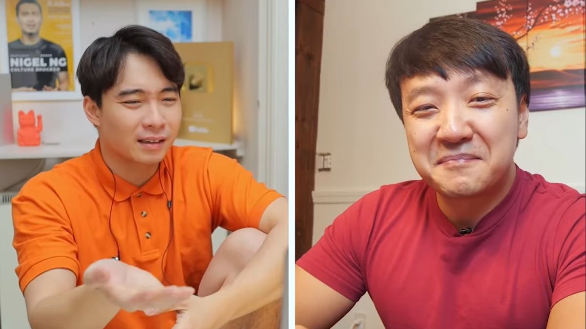 ▲蛋炒飯網紅「羅傑叔叔」（Uncle Roger）與涉「反共色彩」網紅拍片惹議，連忙下架影片並在微博致歉。（圖／翻攝自mrnigelng YouTube）