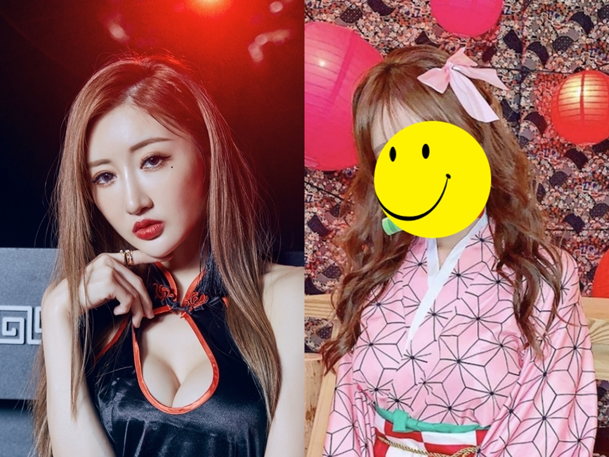 ▲妮妮扮演暗黑禰豆子。（圖／JKF）