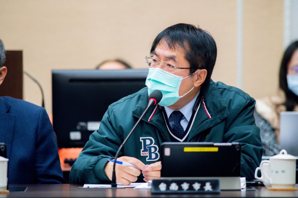 ▲台南市長黃偉哲今（9）日於市政會議宣布新一波人事案。（圖／台南市政府提供）