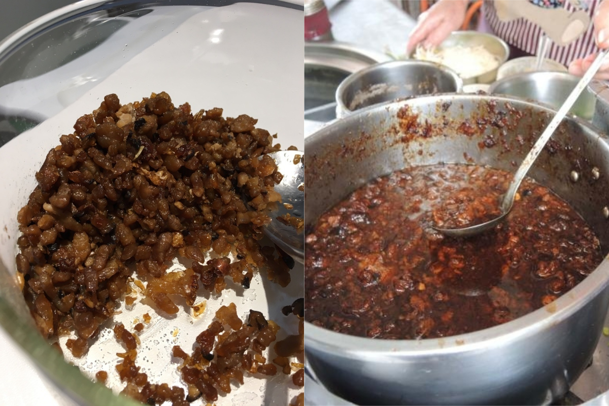 ▲有網友好奇，肉燥怎麼炒才不會又乾又硬呢？（圖／翻攝自《PTT》及NOWnews資料照 ） 