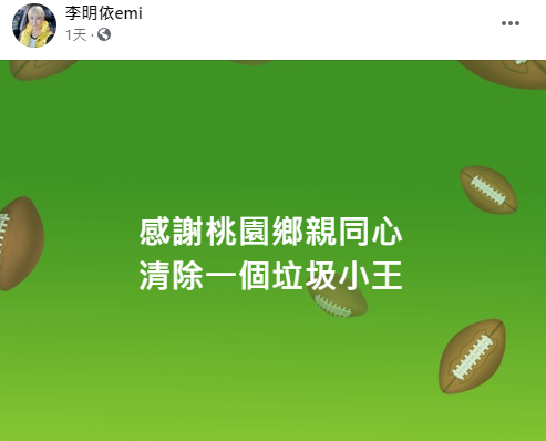 ▲李明依發言掀議。(圖/李明依臉書)