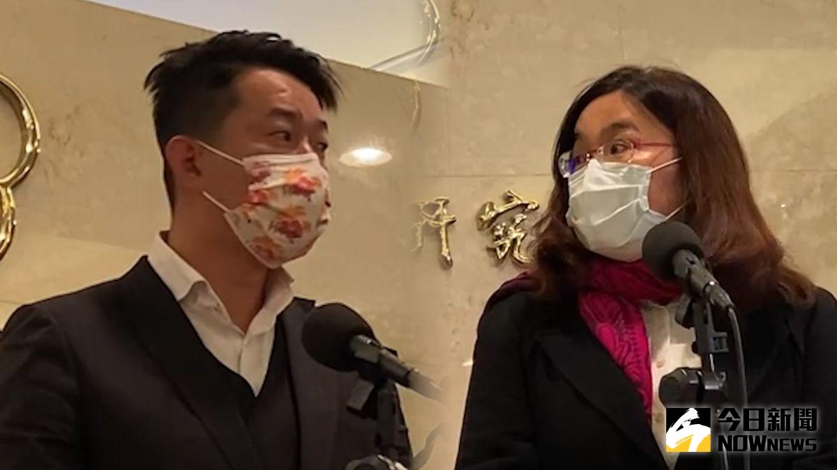 ▲國民黨立委陳玉珍和基進黨立委陳柏惟兩人平時因立場不同，攻防戰激烈，但兩人竟有血緣關係，按照輩分來看，陳柏惟還要叫陳玉珍一聲「姑婆」。（圖／記者呂炯昌攝.2021.01.18）