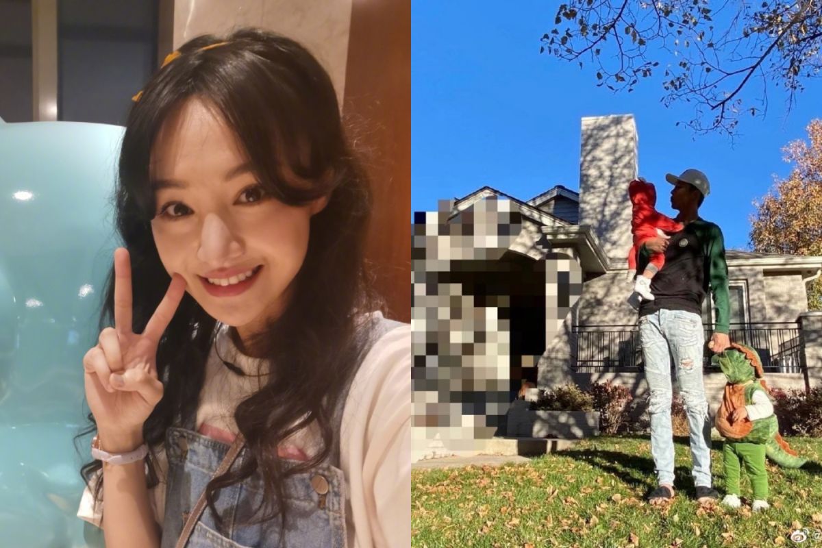 ▲鄭爽（左）遭爆料將2個孩子棄養，由張恒（右）獨自在美國扶養。（圖／鄭爽、張恒微博）