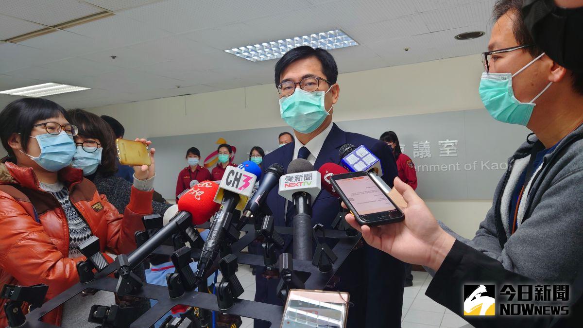 ▲藍綠互控介入罷免，高雄市長陳其邁表示，公民權的行使是生活常態，都尊重。（圖／記者鄭婷襄攝）▲