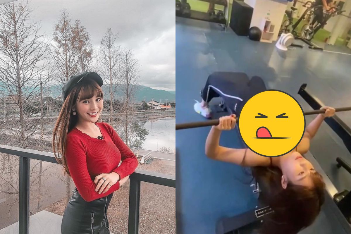 ▲琳妲穿上運動戰袍健身。（圖／琳妲 IG） 

 