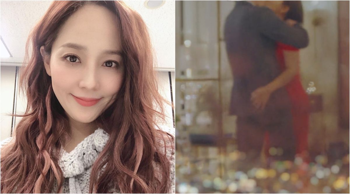 ▲柳真（左）劇中搞外遇，不小心摸對方屁股。（圖／柳真IG、愛奇藝國際站）