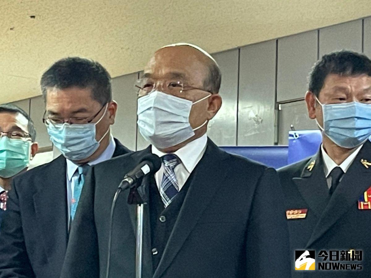 ▲行政院長蘇貞昌籲請國人，一定要繃緊神經、不能大意，讓台灣被世人羨慕的成績、安全能夠繼續維持。（圖/ 記者陳志仁攝，2021.01.19）