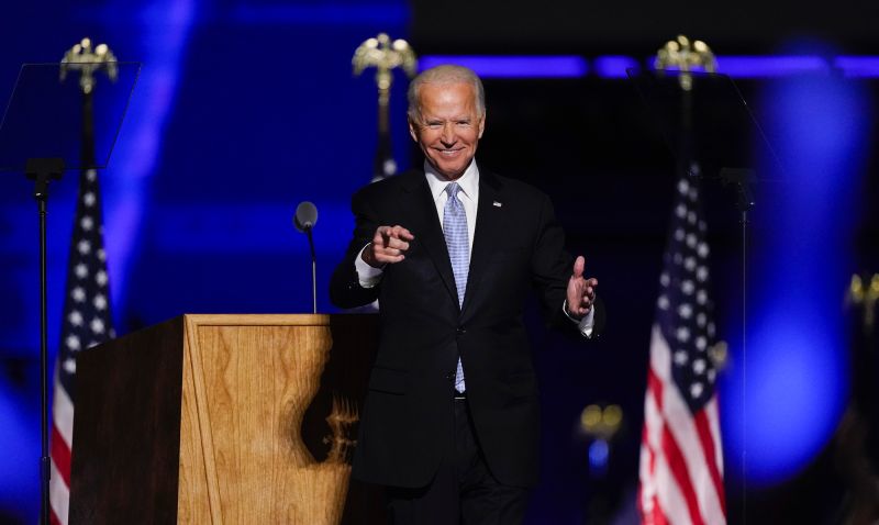 ▲美國正副總統當選人拜登(Joe