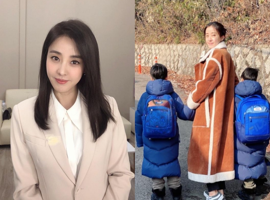 ▲韓星朴恩惠離婚後，自己撫養一對雙胞胎兒子。（圖／朴恩惠Instagram）