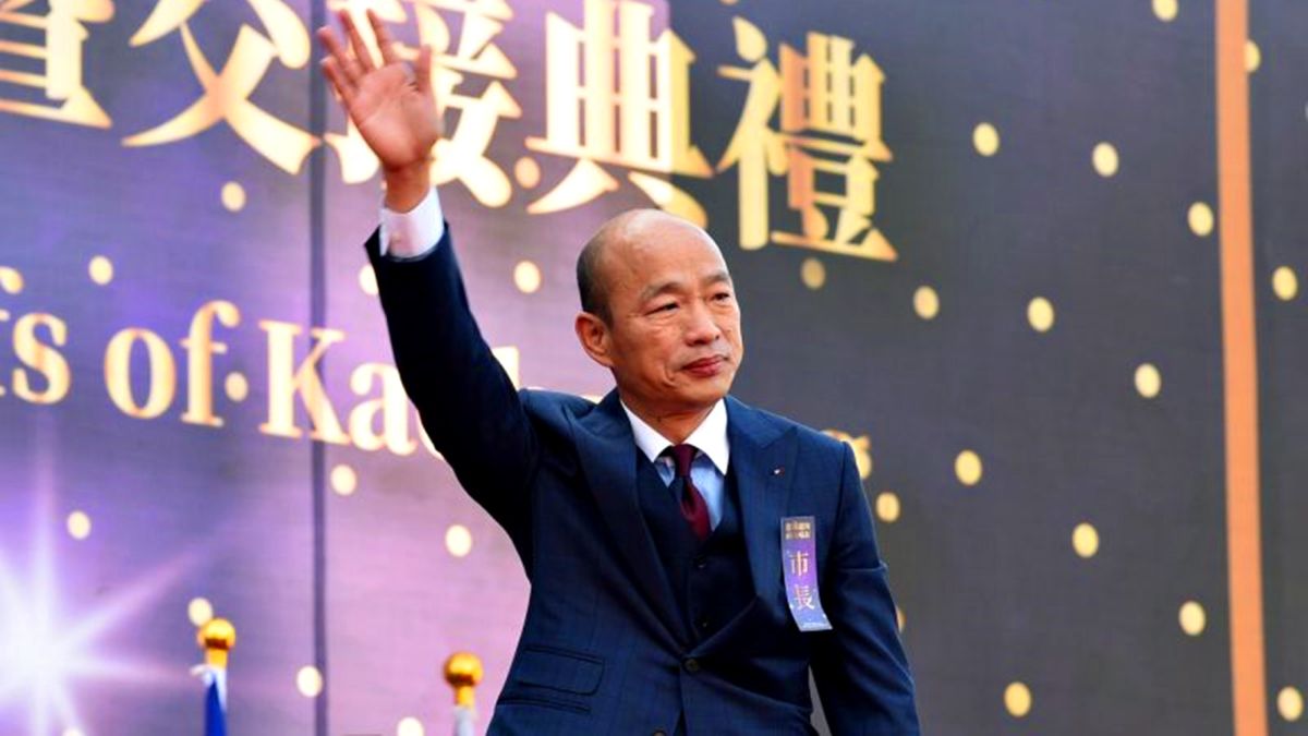 ▲前高雄市長韓國瑜今（1）日在臉書發文，表示支持趙少康參選國民黨主席。（圖／NOWnews資料照，影音中心攝）