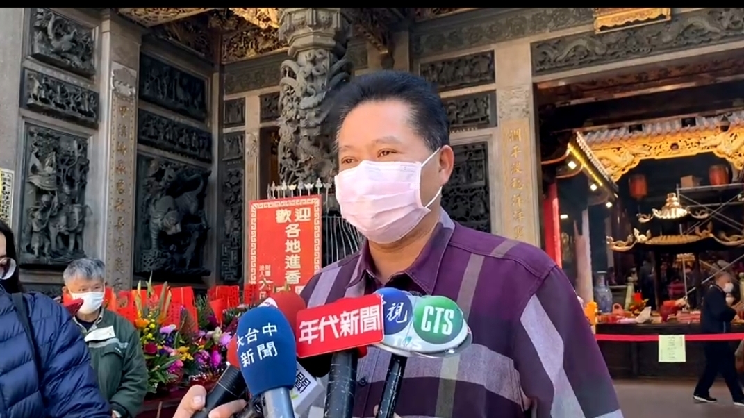 ▲大甲鎮瀾宮宣布取消廟宇百來年除夕夜搶頭香習俗(圖／柳榮俊攝2021.1.20)