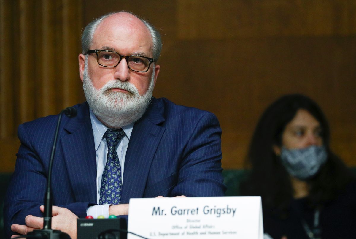 ▲美國衛生部全球事務辦公室主任格瑞斯比 （Garrett Grigsby）於WHO執委會視訊會議上發言支持台灣以觀察員身份參與。這是格瑞斯比2020年6月的照片，WHO視訊會議上，他已經把落腮鬍剃掉了。（圖／美聯社／達志影像）