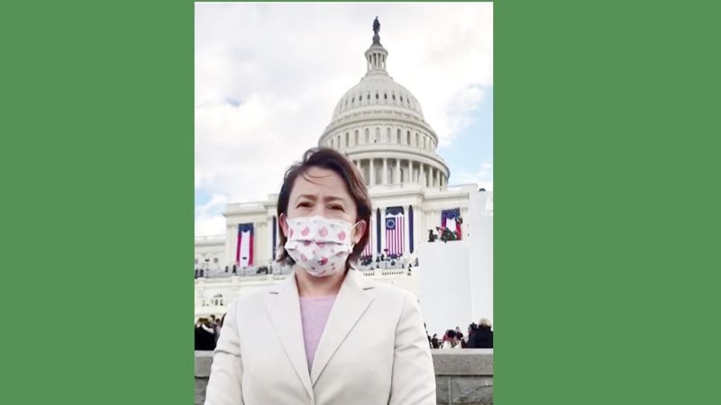 ▲駐美代表蕭美琴獲邀出席美國總統拜登的就職典禮,網友轟馬文君唱衰台美關係,國民黨主席江啟臣緩頰,國會議員基於監督職責,對事情會有不同看法,國民黨也一向主張親美和陸。 (圖/翻攝蕭美琴臉書)