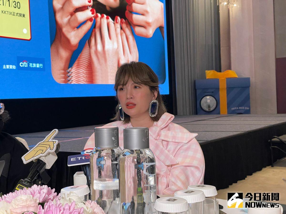 ▲魏如萱談到近期目標是先買房。（圖／記者吳雨婕攝, 2021.01.21）