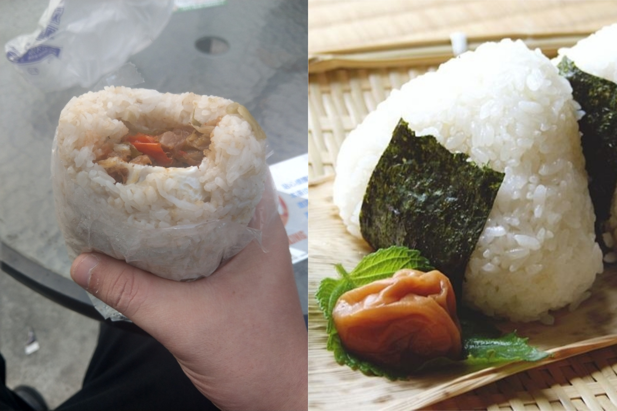 ▲有網友好奇詢問，「傳統飯糰是不是屌打超商飯糰？」（示意圖／取自《PTT》及《photoAC》）
