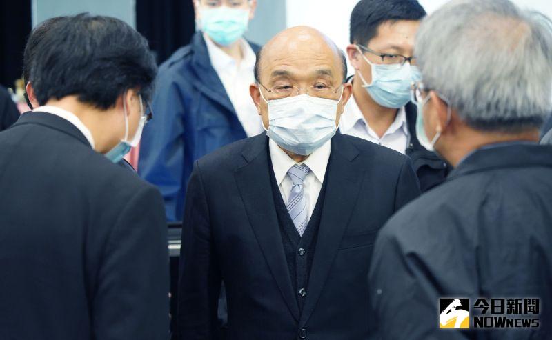 ▲行政院院長蘇貞昌認為台灣沒有施打疫苗的急迫性,卻引發爭議。(圖/記者李春台, 2021.01.22)