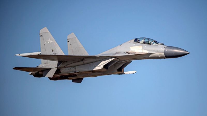 ▲共軍殲16（J-16）戰機。(圖／空軍司令部提供)