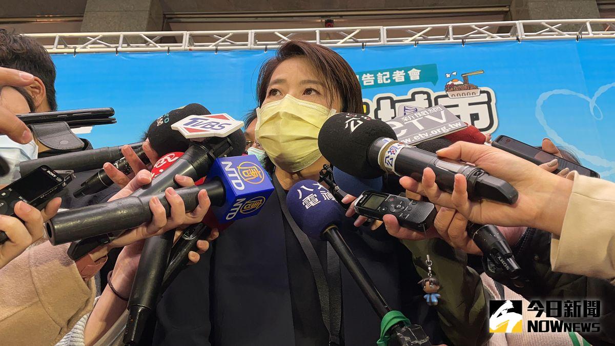 ▲台北市副市長黃珊珊25日上午受訪時，表示部桃擴大隔離的5000人中，台北市的數目佔多少仍有待中央給數字，但日前從部桃移出的40多位病患，目前都在嚴格的掌控中。（圖／記者丁上程攝,2021.1.25）