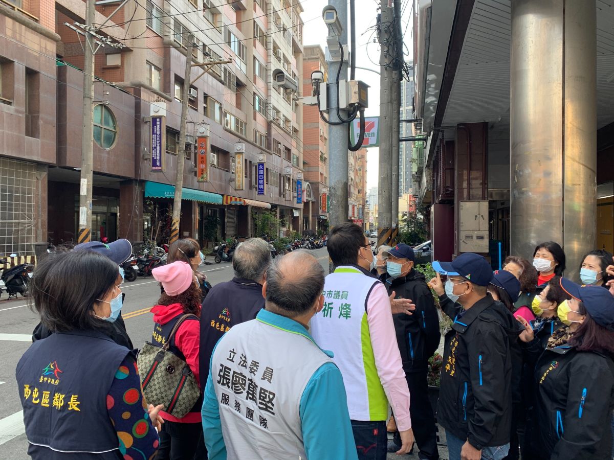 ▲議員林祈烽要求，路口裝監視器升級成全景式鏡頭。(圖／林祈烽提供2021.1.25)