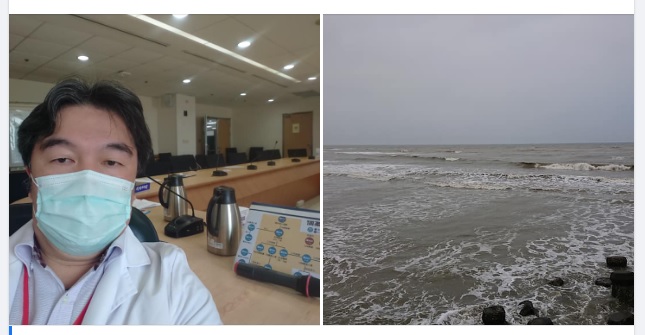 ▲日前進駐部桃，擔任前進指揮所指揮官王必勝，幾乎天天透過臉書向外界說明院內情，他25日在臉書透露第8天的情況，表示大樓的病房都完成清潔消毒，做到確實分艙分流。（圖/新頭殼）